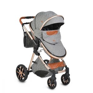 Carucior 2 in 1 transformabil Moni Alma Dark Grey imagine