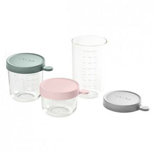 Set 3 recipiente sticla 150250400ml Eucalyptus imagine