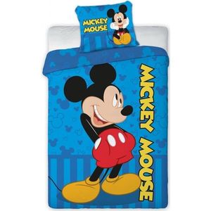 Set lenjerie pat copii Mickey Mouse 100x135 + 40x60 SunCity FRA576470 imagine