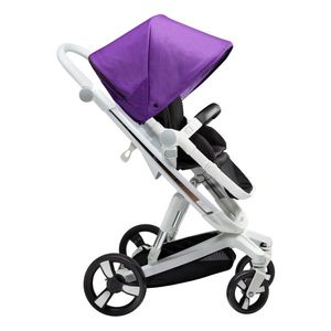 Carucior Bebumi Space Eco Purple cadru alb imagine