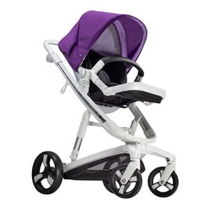 Carucior Bebumi Space Eco 2 in 1 Purple cadru alb imagine