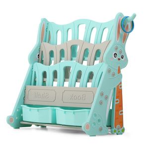 Organizator pentru carti si jucarii Nichiduta Rabbit Blue imagine