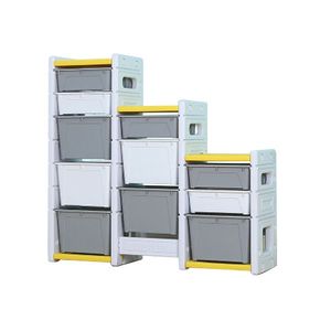 Dulap modular pentru depozitare jucarii Nichiduta Storage Box Yellow imagine