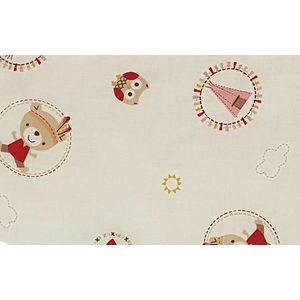 Sac de dormit copii 0.8 cm KidsDecor Mici indieni din bumbac 130 cm imagine