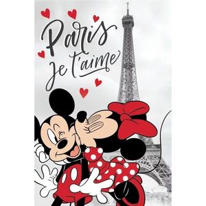 Paturica copii MInnie Paris 100 x 150 cm SunCity JFK025604 imagine