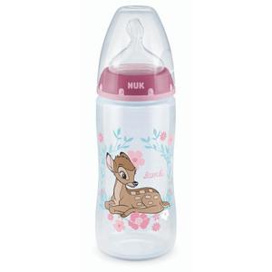 Biberon Nuk First Choice PP 300 ml tetina silicon Disney Bambi Orificiu M 6-18 luni imagine