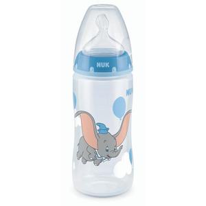 Biberon Nuk First Choice PP 300 ml tetina silicon Disney Dumbo Orificiu M 6-18 luni imagine