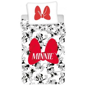 Set lenjerie pat copii MInnie Bow 140x200 + 70x90 SunCity imagine