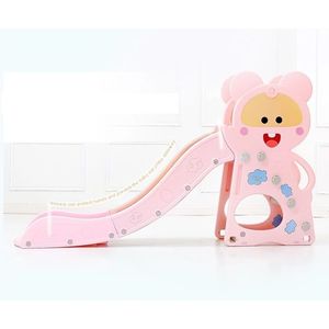 Tobogan Nichiduta Pink Happy Baby 2in1 cu cos de baschet imagine