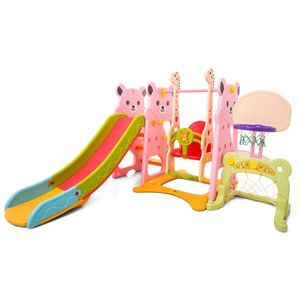 Spatiu de joaca 4 in 1 Nichiduta Garden Bear Pink imagine