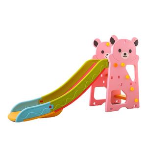 Tobogan Nichiduta Bear Pink 2in1 cu cos de baschet imagine