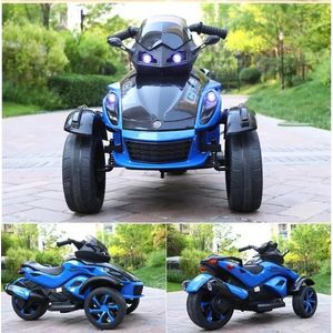 Motocicleta electrica cu lumini Nichiduta Gallop Blue imagine