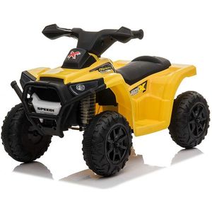 Atv electric 6V 35W Nichiduta Racer X Galben , lumini led si pornire la buton, cu roti Eva rezistente imagine