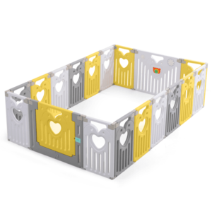 Gardulet loc de joaca 160 x 240 cm Nichiduta Birdy YellowGrey imagine