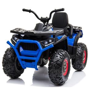 Atv electric Nichiduta Desert cu roti din cauciuc EVA scaun piele si pornire la cheie 12V Blue imagine