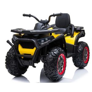 Atv electric Nichiduta Desert cu suspensii si pornire la buton 12V Yellow imagine