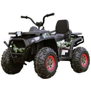 Atv electric Nichiduta Desert cu roti din cauciuc EVA scaun piele si pornire la cheie 12V Army imagine