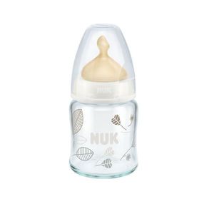 Biberon Nuk First Choice Plus sticla 120 ml tetina latex M 0-6 luni alb imagine