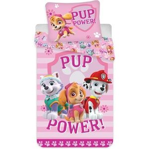 Set lenjerie pat copii Paw Patrol Pup Power 100x135 + 40x60 SunCity imagine