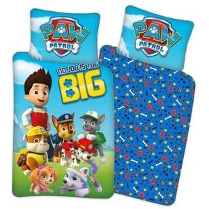 Set lenjerie pat copii Paw Patrol No Job Is Too Big 100x135 + 40x60 SunCity imagine