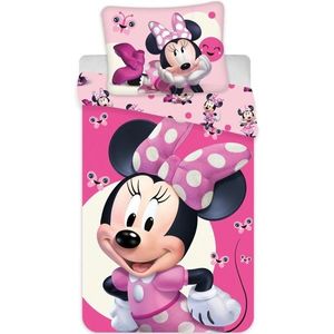 Set lenjerie pat copii Minnie Baby 100x135 + 40x60 imagine