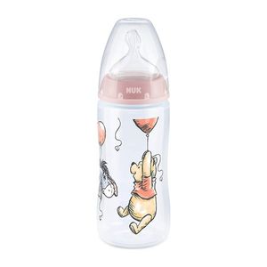 Biberon Nuk First Choice 300 ml tetina silicon Disney roz 0-6 luni imagine