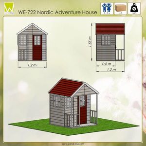 Casuta de gradina Nordic Adventure House M6 imagine