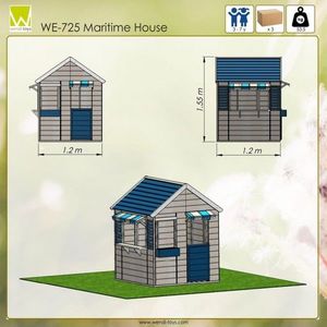 Casuta de gradina Maritime House M17 Wendi Toys imagine