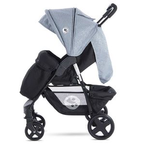 Carucior sport Daisy Basic cu husa de picioare Black Silver Blue imagine