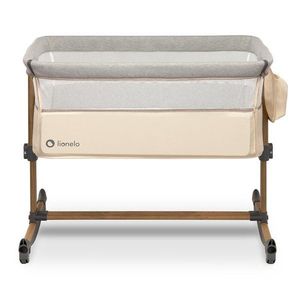 Patut Co-Sleeper cu balansare Leonie Beige Sand Lionelo imagine