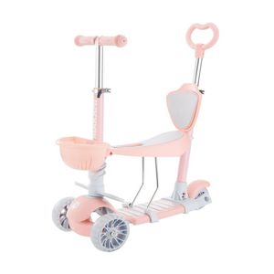 Trotineta KikkaBoo BonBon 4in1 Candy Pink imagine