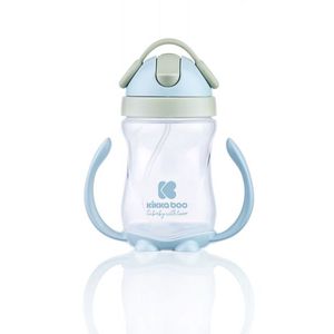 Cana KikkaBoo cu pai si manere 300 ml Sippy Blue imagine