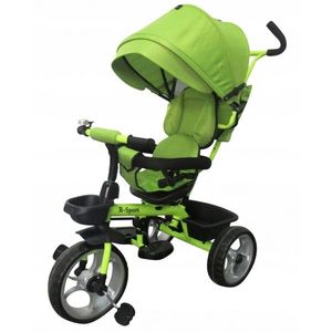 Tricicleta cu pedale 3 in 1 R-Sport T2 verde imagine