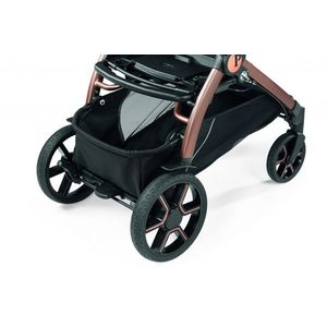 Carucior 3 in 1 Peg Perego Book Lounge 0 - 22 kg Mon Amour Bej Roz i-Size imagine