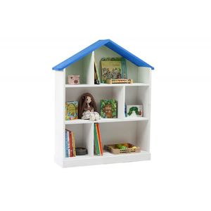 Casuta biblioteca din lemn BookHouse Azure 130 x 96 x 30 cm imagine