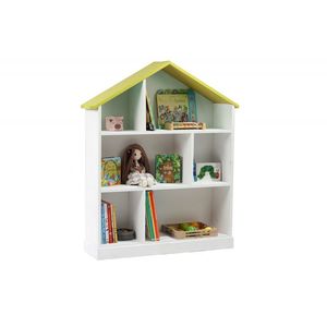 Casuta biblioteca din lemn BookHouse Lemon 130 x 96 x 30 cm imagine