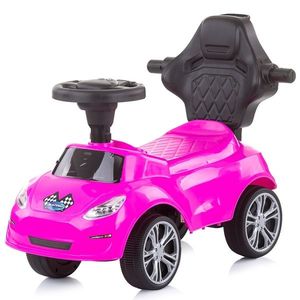 Masinuta de impins Chipolino Turbo pink cu maner imagine