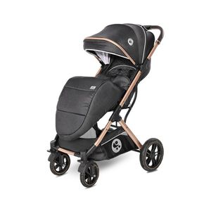 Carucior pentru nou-nascut Storm cadru aluminiu Luxe Black imagine