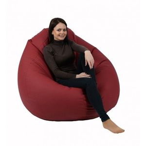 Fotoliu mare nirvana gigant wine umplut cu perle polistiren beanbag para marca Pufrelax imagine