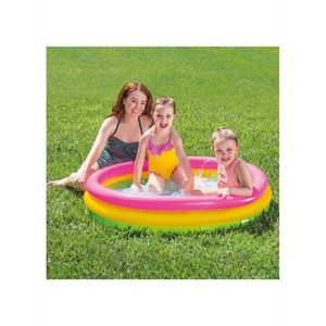 Piscina gonflabila copii Intex Sunset glow 131 litri 114 x 25 cm imagine