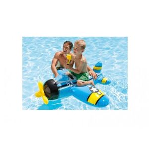 Saltea gonflabila copii Intex 57537 Ride-on avion pentru piscina 132 x 130 cm imagine