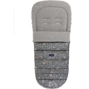 Sac de iarna pentru carucior si scaun auto iGrow 2.0 cu lana oaie premium organic Womar Zaffiro gri imagine