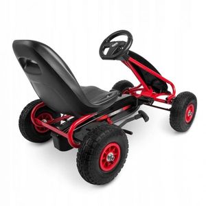 Kart cu pedale si roti gonflabile Gokart rk 590 Ricokids rosu imagine