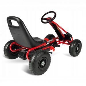 Kart cu pedale si roti gonflabile Gokart rk 594 Ricokids rosu imagine