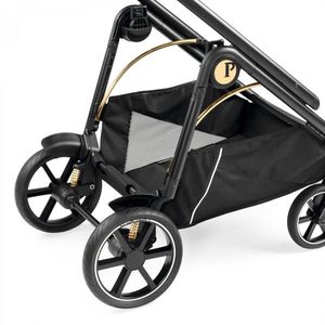 Carucior 3 in 1 Peg Perego Veloce Lounge 0 - 22 kg Graphic Gold negru bej i-Size imagine