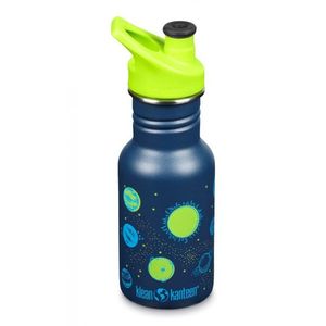 Recipient din otel inoxidabil 355 ml cu capac sport Klean Kanteen Kid Classic Narrow Planets imagine