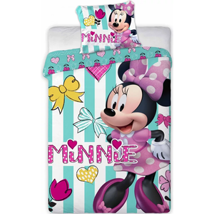 Lenjerie pat copii Minnie Mouse imagine