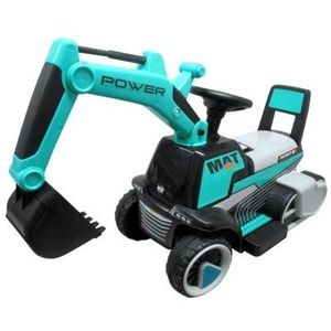 Excavator electric pe baterie cu muzica si lumini led C3 albastru R-Sport imagine