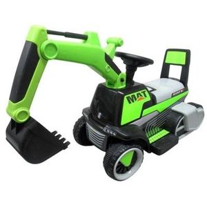 Excavator electric pe baterie cu muzica si lumini led C3 verde R-Sport imagine