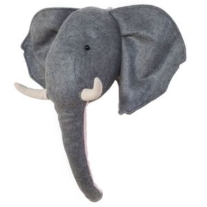 Decoratiune perete 15x28x36 cm Elefant Childhome imagine